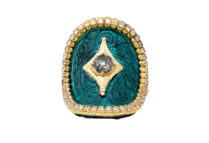 Crivelli and Patina Ring