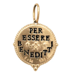 Round Cross Charm