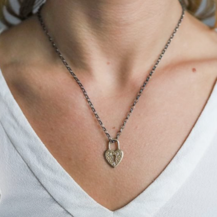 Heart Lock Charm