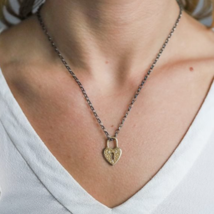 Heart Lock Charm