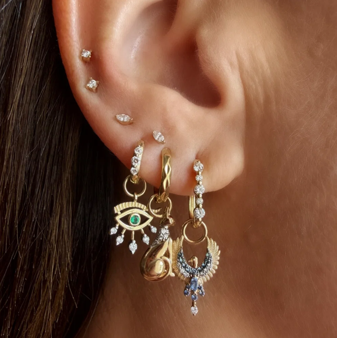 Small Sacred Egyptian Cat Charm