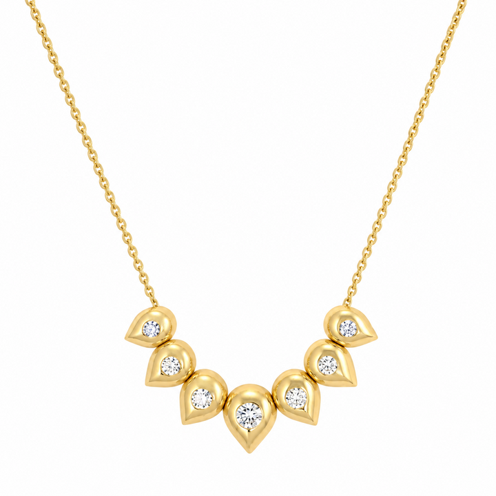 Double Sided Teardrop Necklace