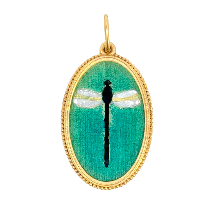 Enamel Dragonfly Charm