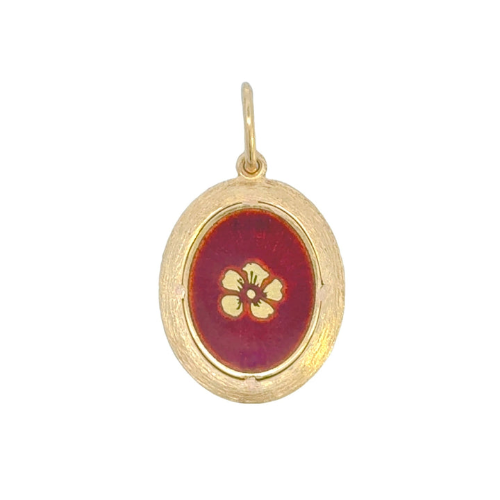 Enamel Skull Charm