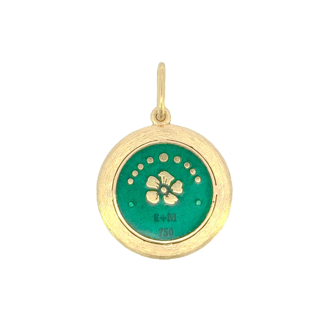 Enamel Man in the Moon Charm