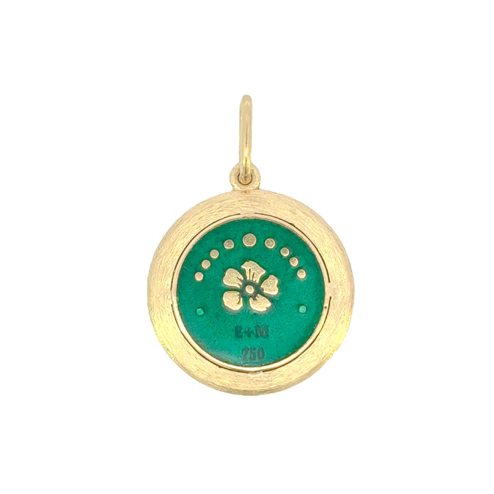Enamel Man in the Moon Charm