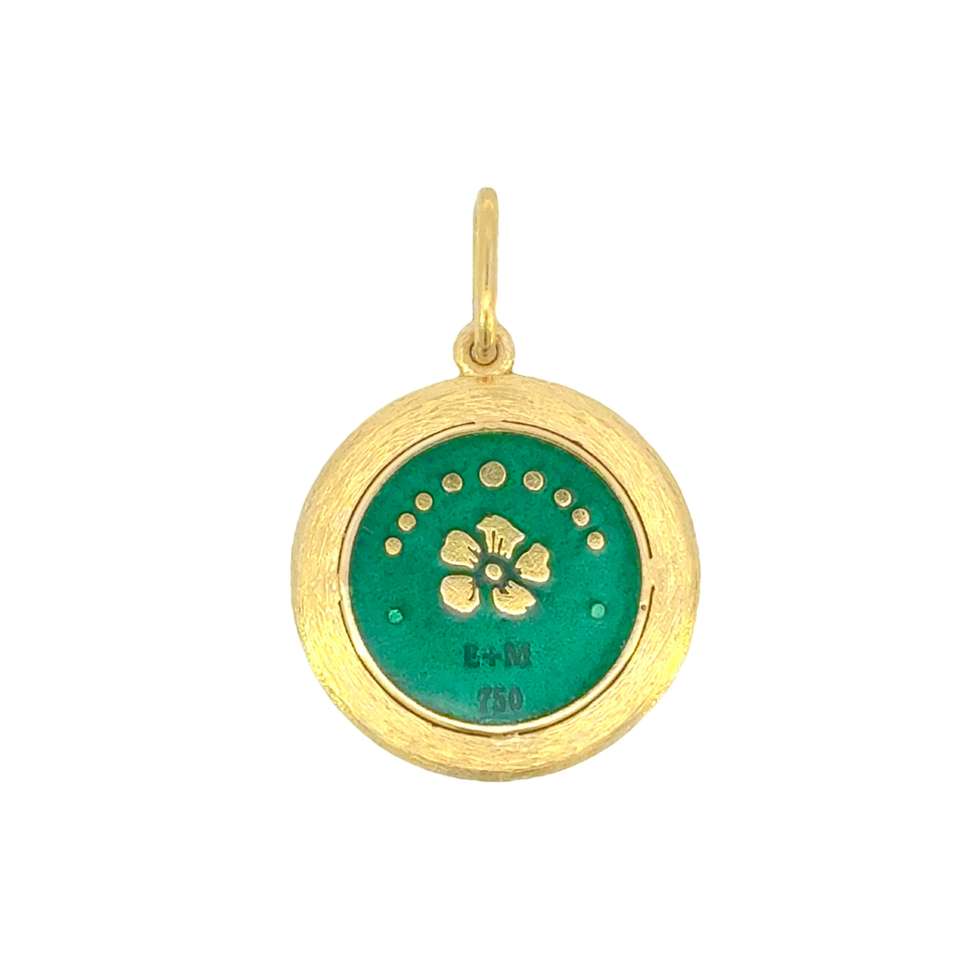 Enamel Man in the Moon Charm