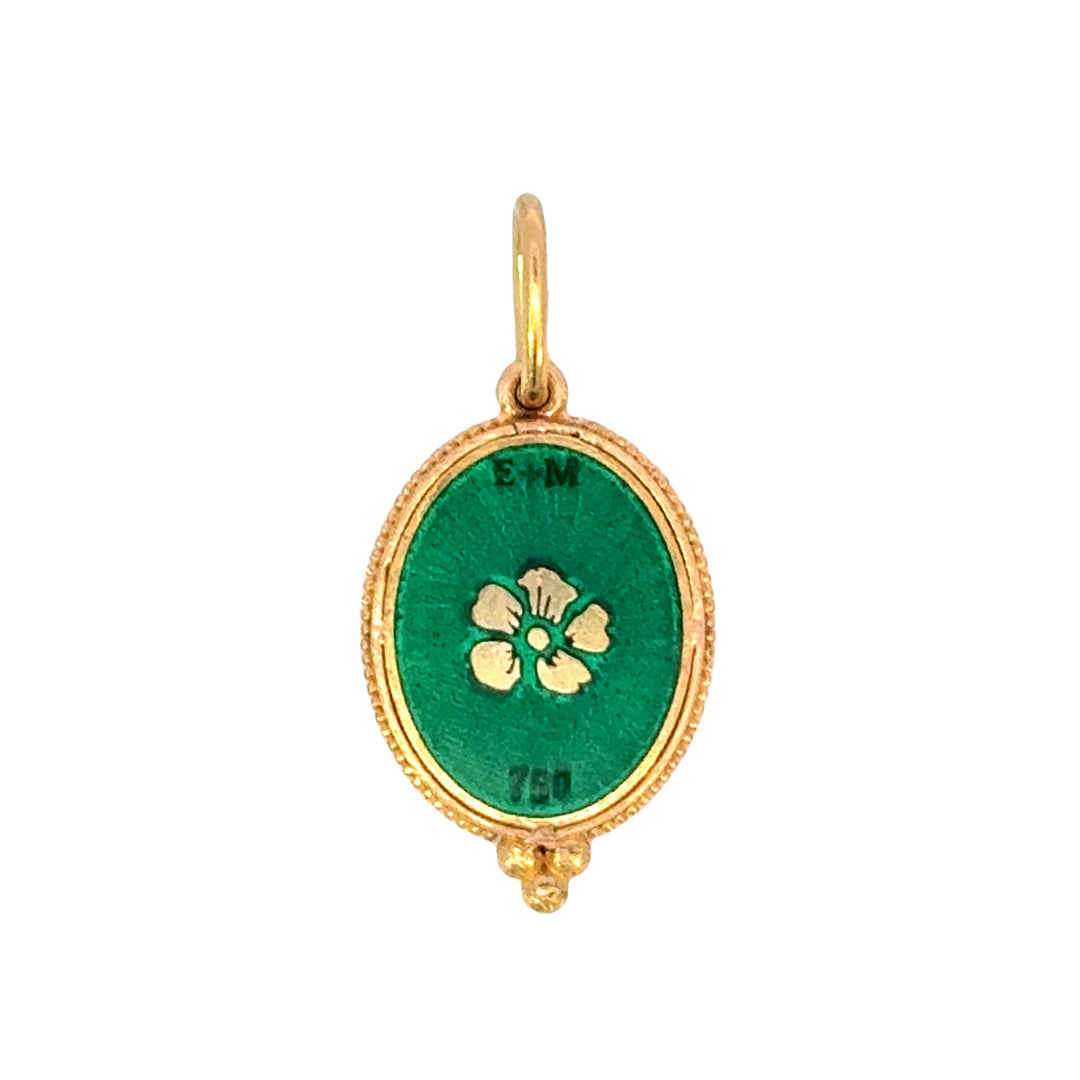 Enamel Owl Charm