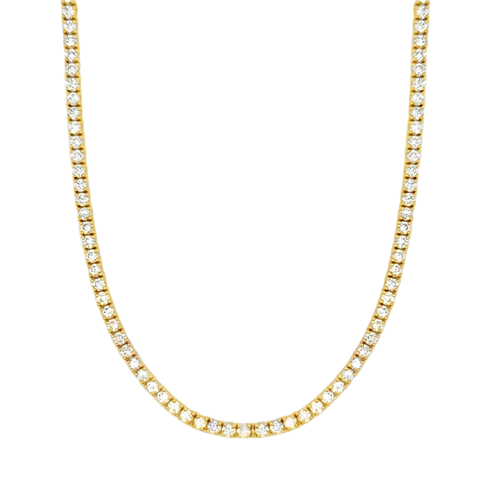8.20 Carat Diamond Tennis Necklace