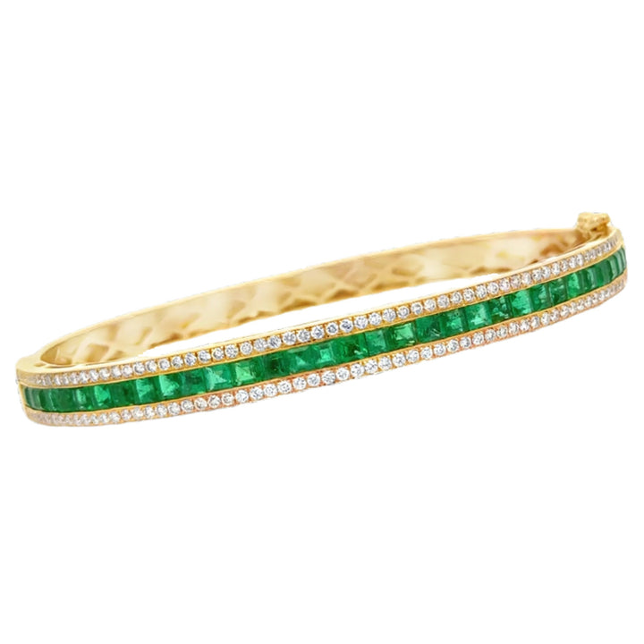 Emerald and Diamond Bracelet