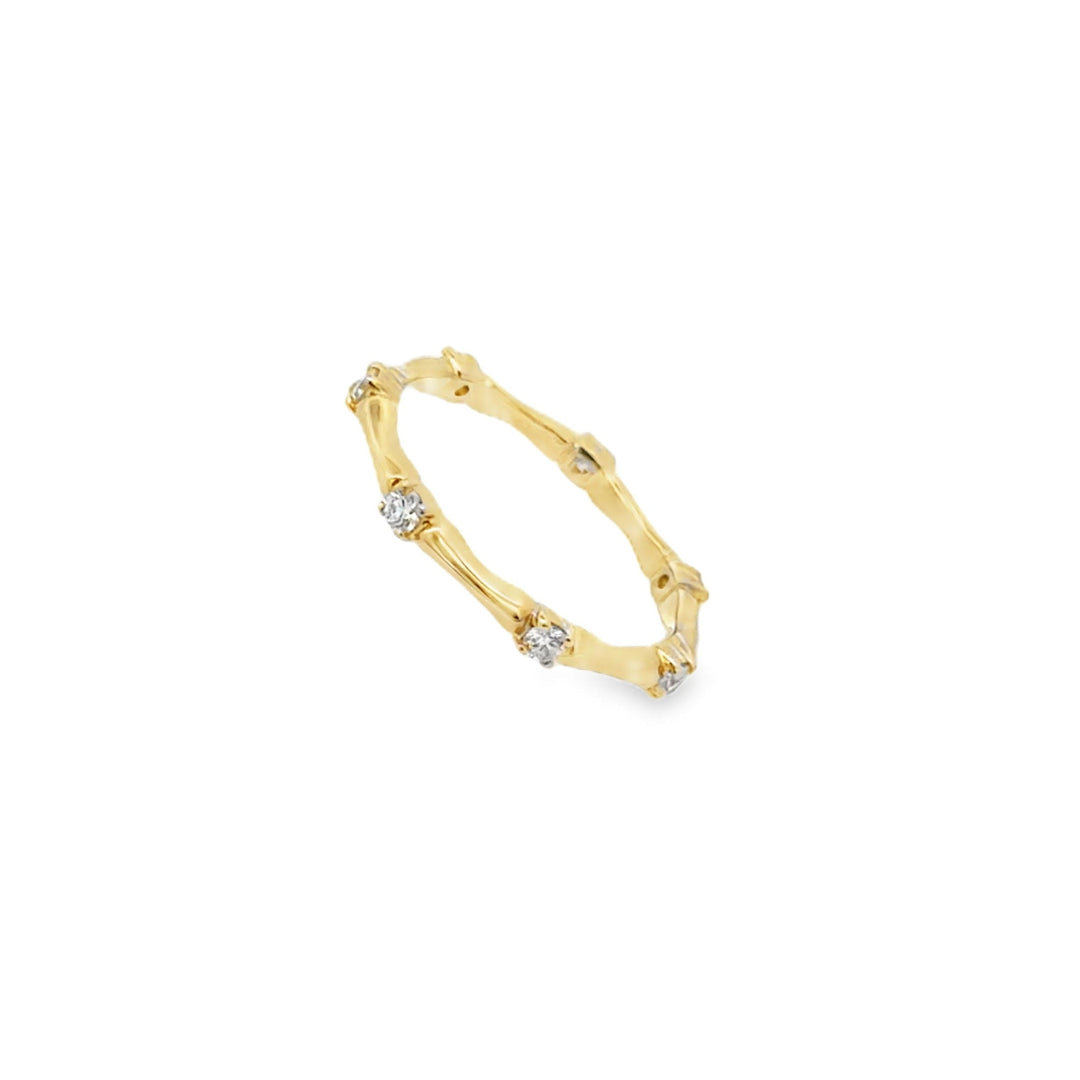 Spaced Diamond Band