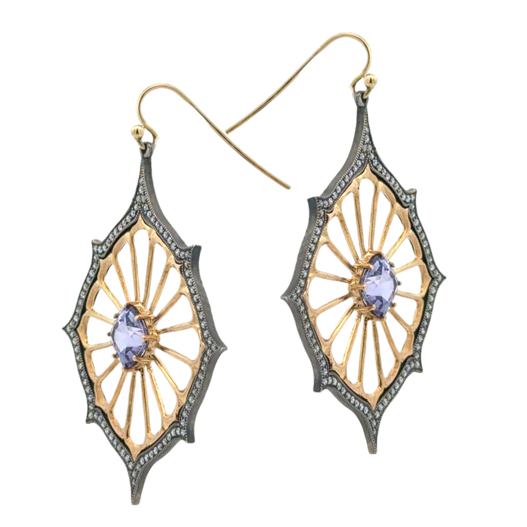 Tanzanite Drop Earrings