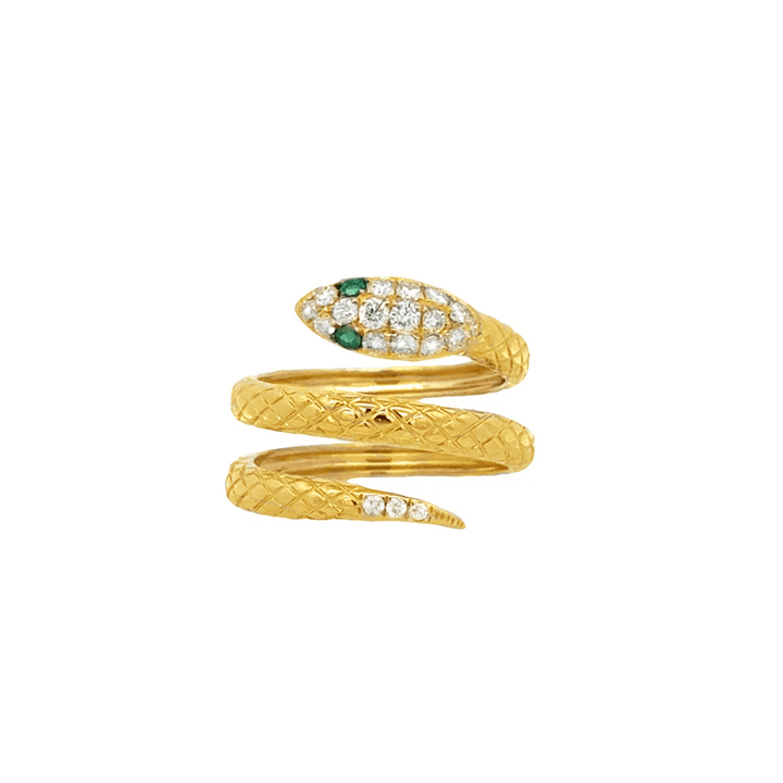 Coiled Snake Ring