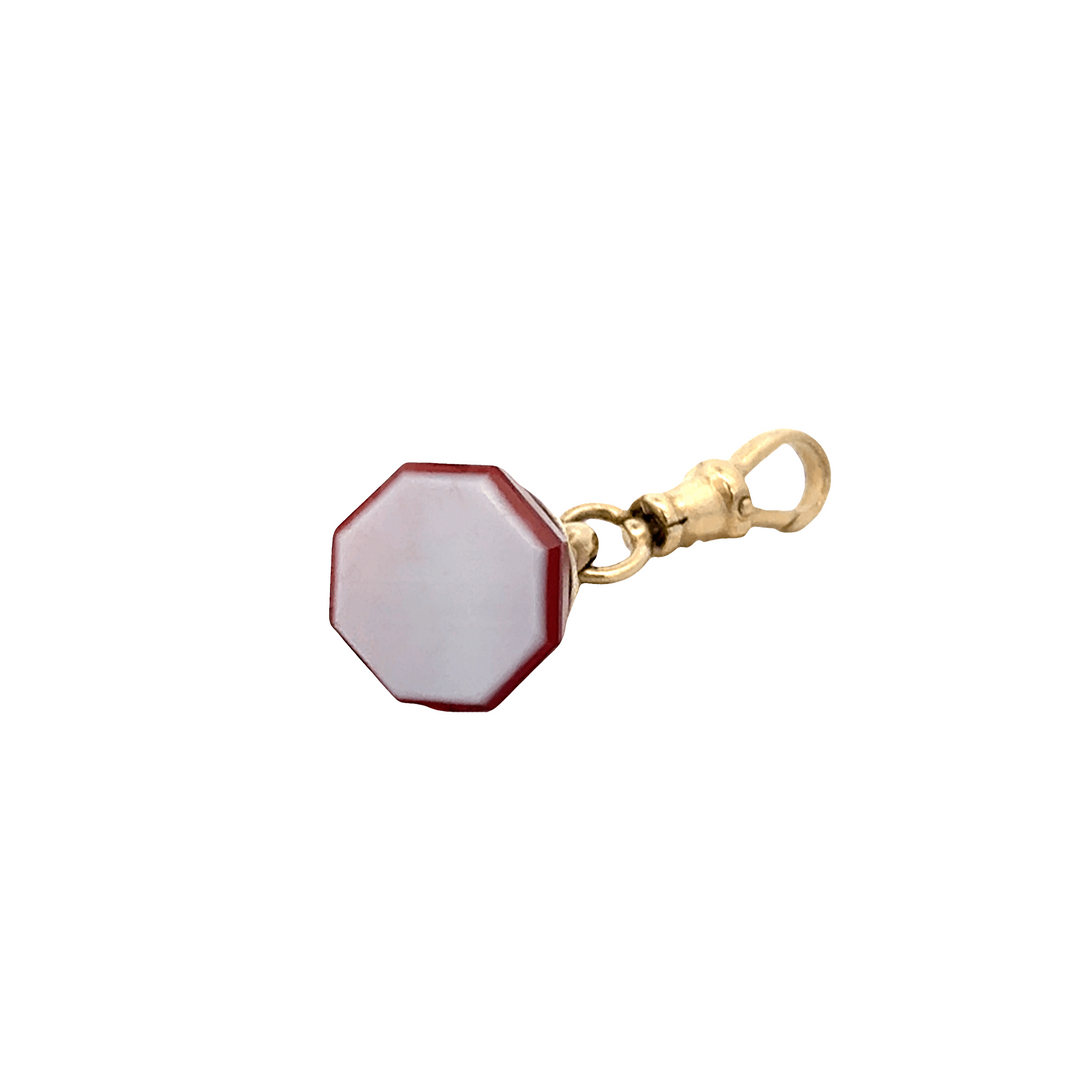 Vintage Carnelian Shell Pendant