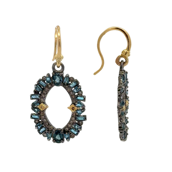 Aquamarine Drop Earrings