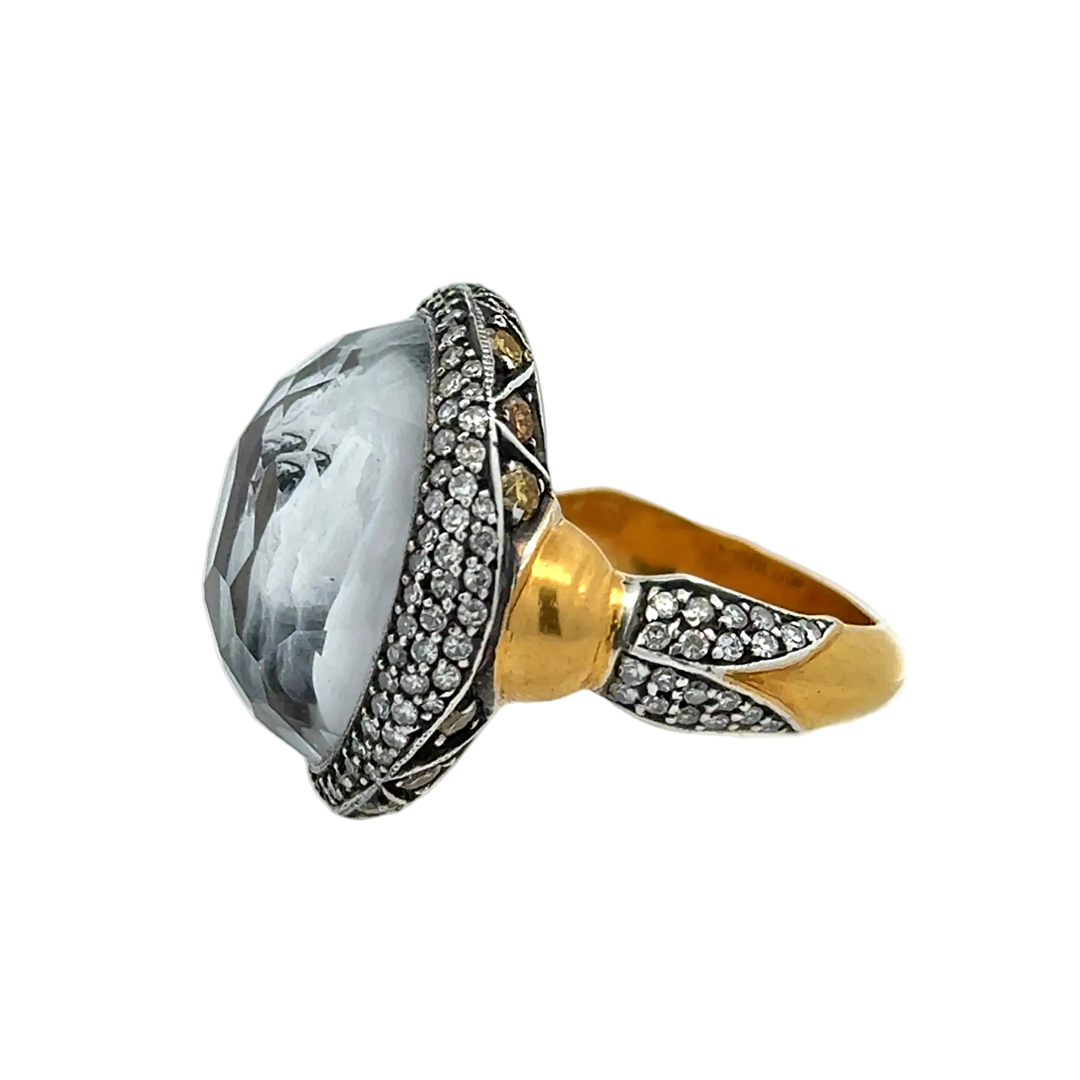 Hand Carved Horse Ring