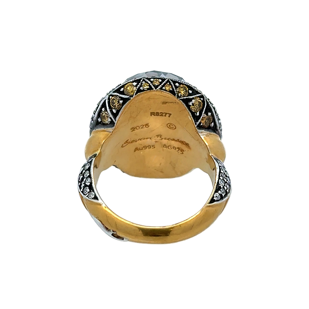 Hand Carved Horse Ring