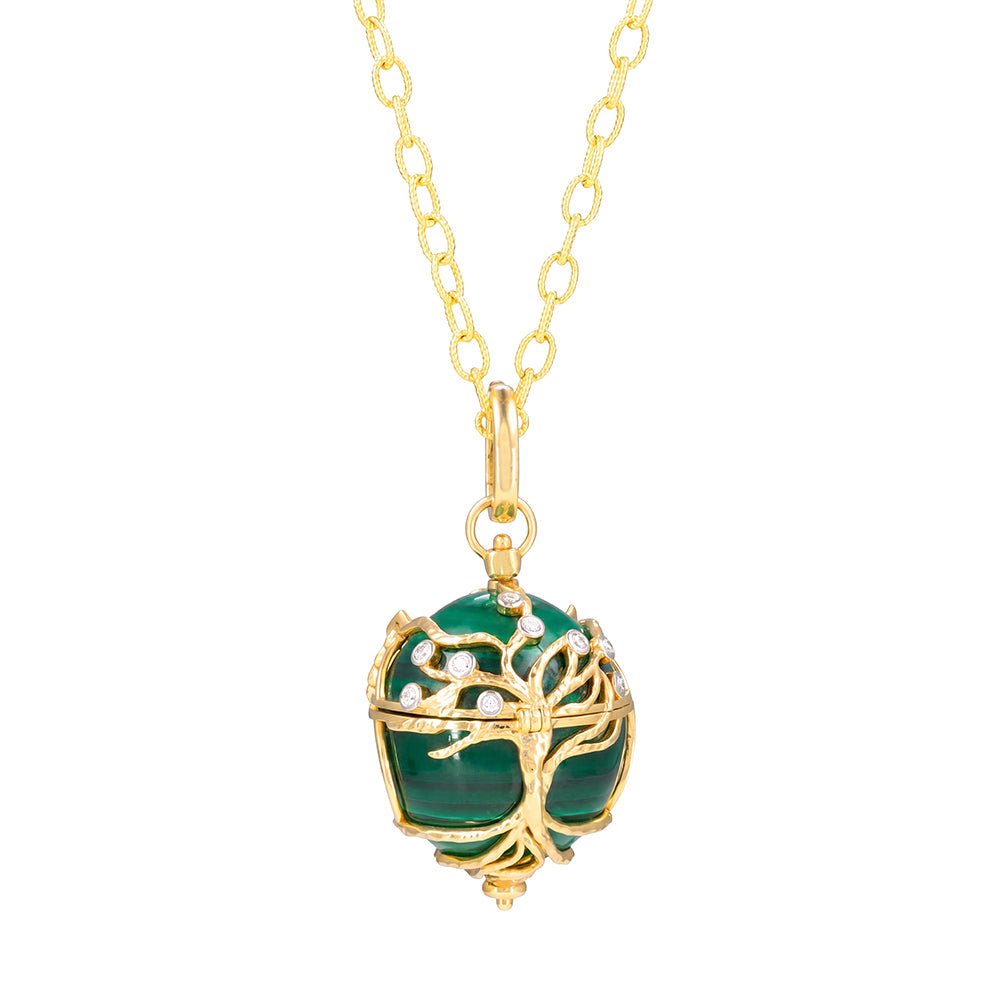 Tree of Wisdom Owl Amulet Pendant