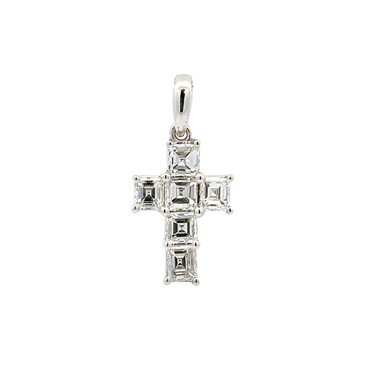 .65 Carat Diamond Cross Pendant