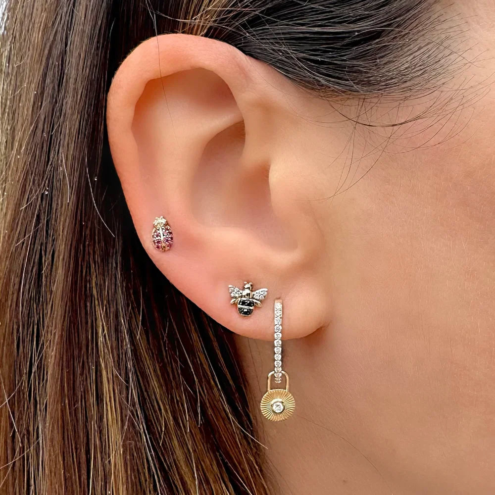 Pave Ladybug Stud