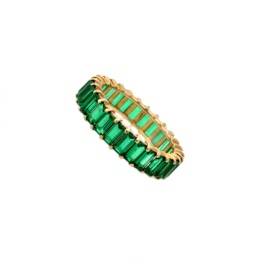 Tsavorite Eternity Band