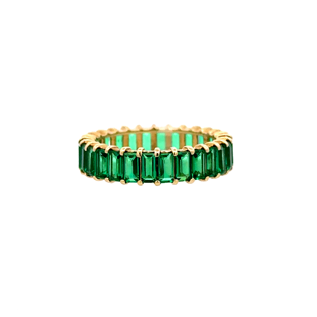 Tsavorite Eternity Band