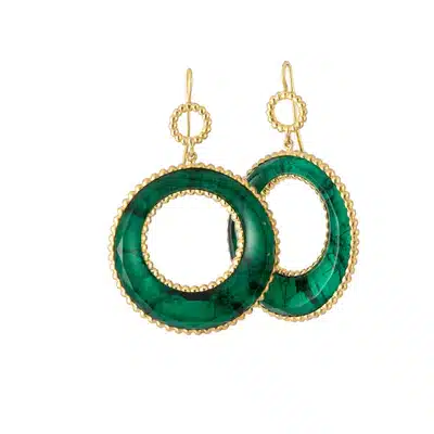 Sylva & Cie - Emerald Doublet Earrings